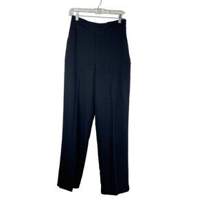 Catherine Malandrino Women's Black Crepe Dress Pants Size Zip Sz 4 NWT